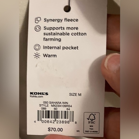 FLX TRAVEL/LEISURE HOODIE FULLY LINED Supporting sustainable, cotton, farmers - Picture 3 of 10